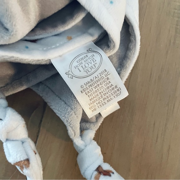 Guess How Much I Love You Lovey Bunny Knotted Baby Security Blanket Easter - Picture 5 of 8